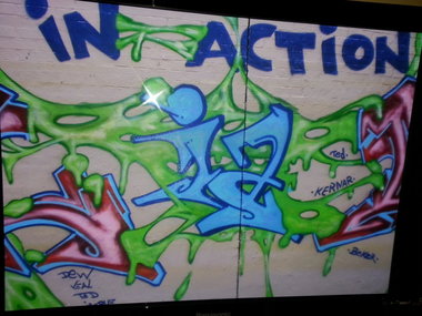 Graffiti Wall - Photo by Fatcap - ia, in, Aktion