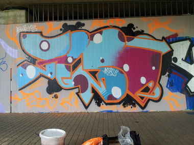 Graffiti Wall in Windeck - Photo by FeSO - feso, anti, hall (2013)