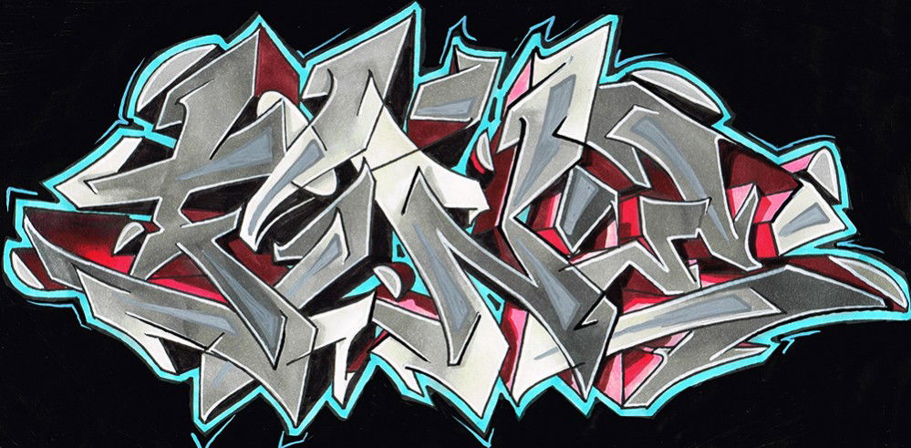 Graffiti Sketch in krefeld - Photo by Feser - Fine, Feser, Fesr