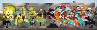 Graffiti Wall in Krefeld - Photo by Feser - stak, fesr, feser (2013)