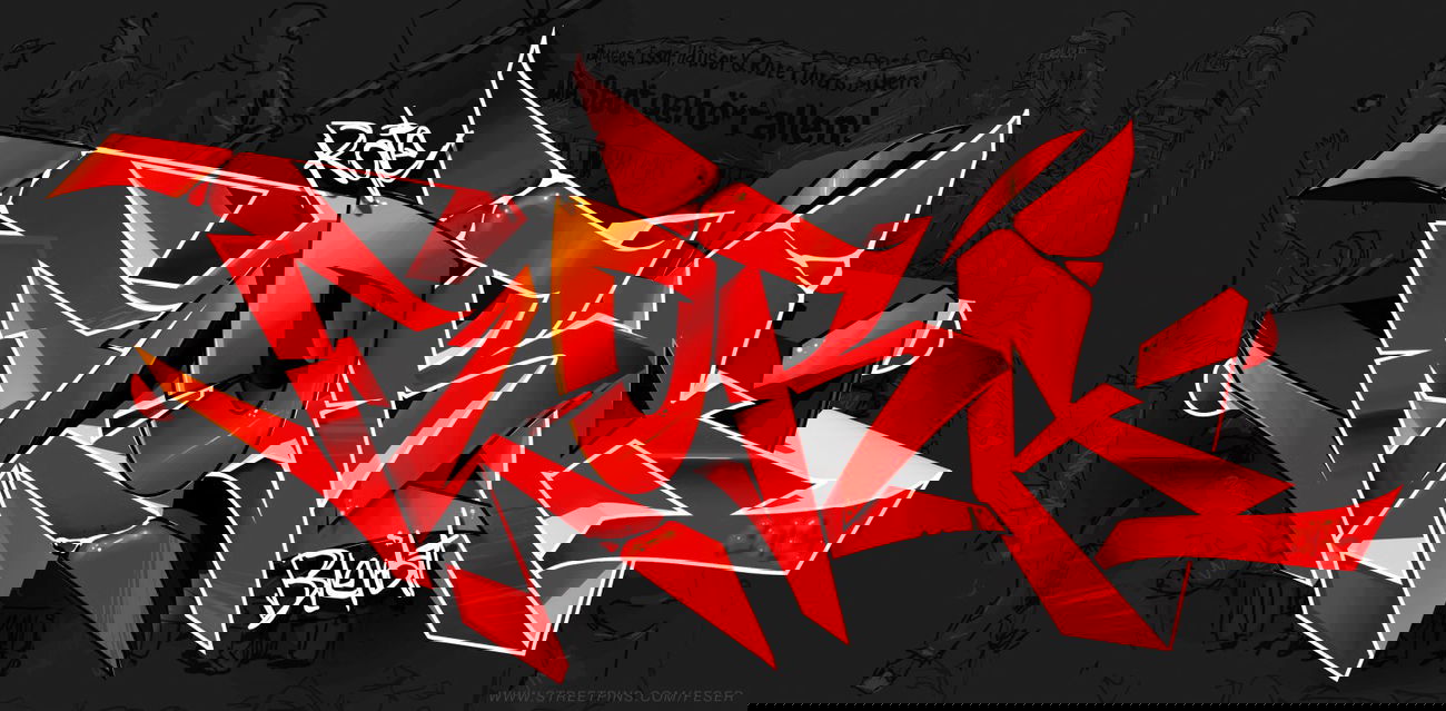 Graffiti Artwork in Hamburg - Photo by Feser - antifa, rote, flora (2013)