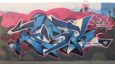 Graffiti Wall in Berlin - Photo by Feser - feser, fesr, mauerpark (2014)