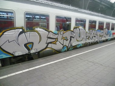 Graffiti Train - Photo by FettesKind - Weltmeister