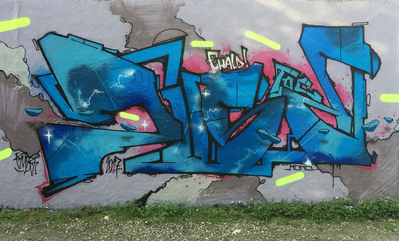 Graffiti Wall in Köln - Photo by Fhil - Cologne, Köln, Braunsfeld (2017)