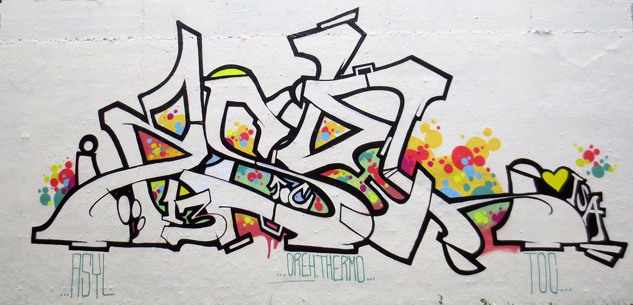 Graffiti Wall - Photo by Fhil - Cologne, Köln, Braunsfeld (2013)