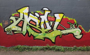 Graffiti Wall - Photo by Fhil - Cologne, Köln, Braunsfeld (2013)