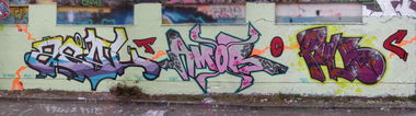 Graffiti Wall in Wolfsburg - Photo by Fhil - Wolfsburg, Wob, Asyl (2013)