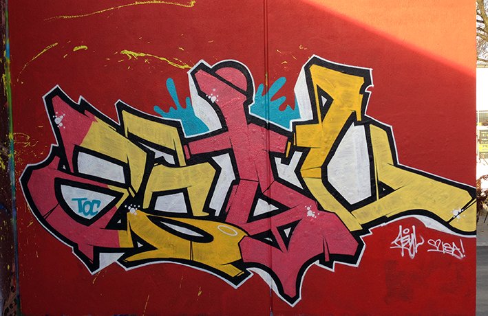 Graffiti Wall - Photo by Fhil - Cologne, Köln, Asyl (2013)