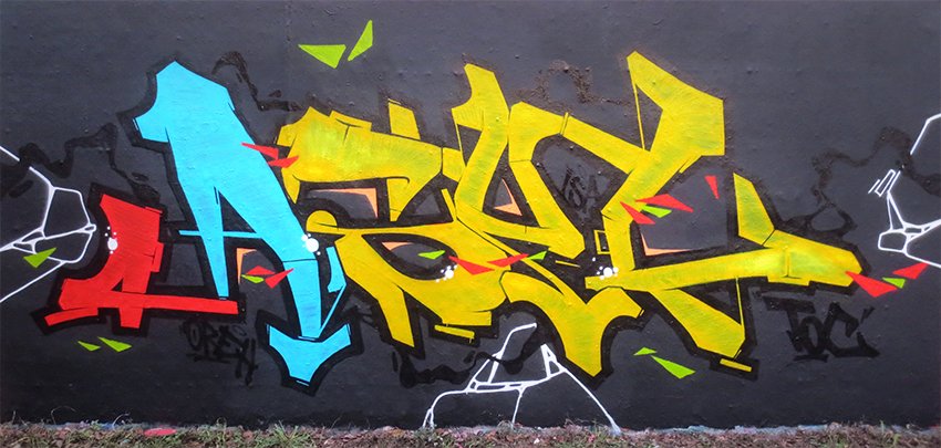Graffiti Wall in Köln - Photo by Fhil - Cologne, Köln, Braunsfeld (2013)