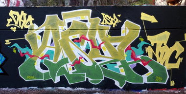 Graffiti Wall in Brühl - Photo by Fhil - Cologne, Köln, Badorf (2014)