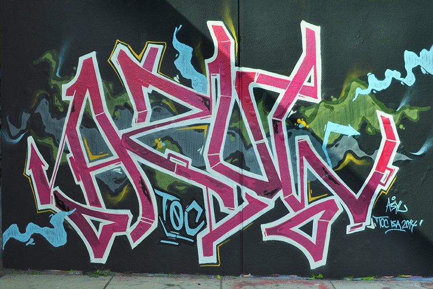Graffiti Wall - Photo by Fhil - Cologne, Köln, Asyl (2014)