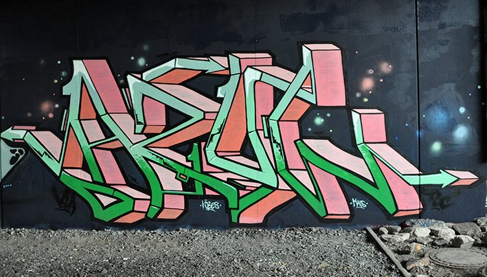 Graffiti Wall - Photo by Fhil - Cologne, Köln, Kassel (2014)