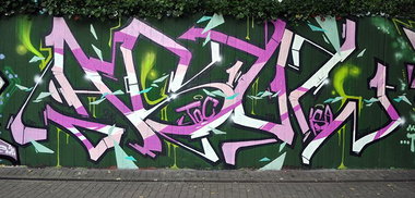 Graffiti Wall - Photo by Fhil - Cologne, Köln, Paderborn (2014)