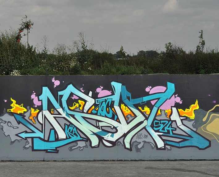Graffiti Wall - Photo by Fhil - Cologne, Köln, Soest (2014)