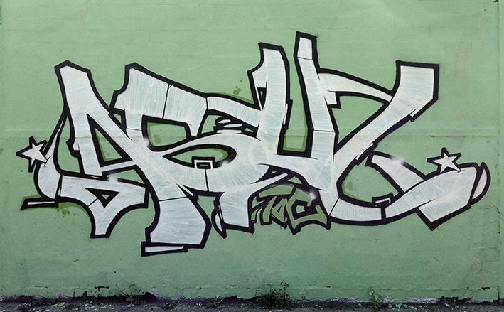 Graffiti Wall in Düsseldorf - Photo by Fhil - Cologne, Köln, Asyl (2014)