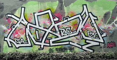 Graffiti Wall in Köln - Photo by Fhil - Cologne, Köln, Braunsfeld (2014)