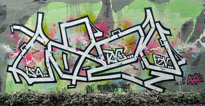 Graffiti Wall in Köln - Photo by Fhil - Cologne, Köln, Braunsfeld (2014)
