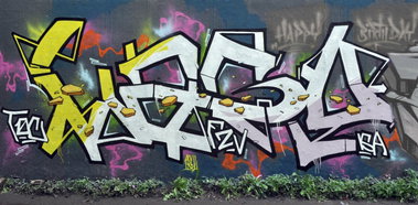 Graffiti Wall in Köln - Photo by Fhil - Cologne, Köln, Braunsfeld (2014)