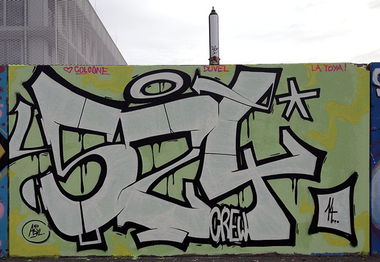 Graffiti Wall in Bruges - Photo by Fhil - Cologne, Köln, Braunsfeld (2014)