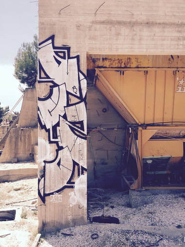 Graffiti Wall - Photo by Fhil - Greece, Ouzo, TOC (2016)