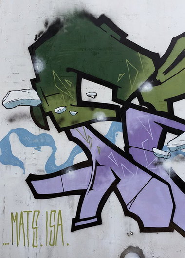 Graffiti Wall - Photo by Fhil - Greek, Asyl, Toc (2015)