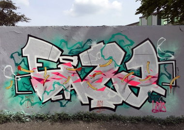 Graffiti Wall in Köln - Photo by Fhil - Cologne, Köln, Braunsfeld (2015)