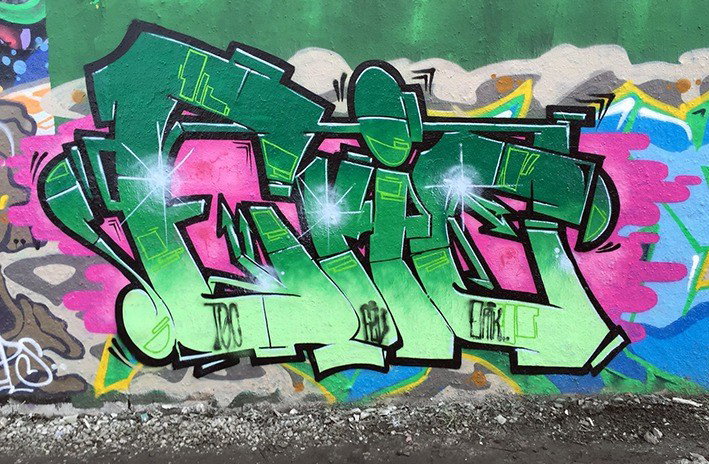 Graffiti Wall - Photo by Fhil - Cologne, Köln, Braunsfeld (2016)