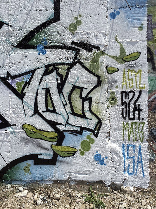 Graffiti Wall - Photo by Fhil - Greek, Asyl, Toc (2015)