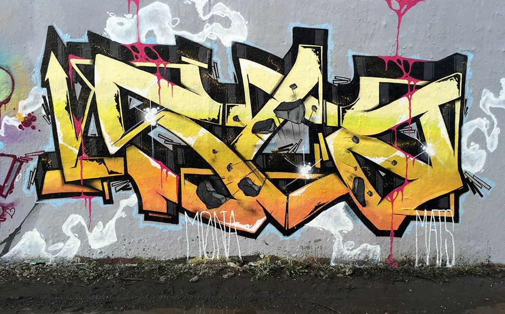 Graffiti Wall in Köln - Photo by Fhil - Cologne, Köln, Braunsfeld (2015)