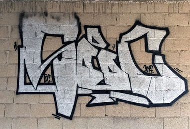 Graffiti Wall - Photo by Fhil - Spain, Ouzo, Zook (2017)