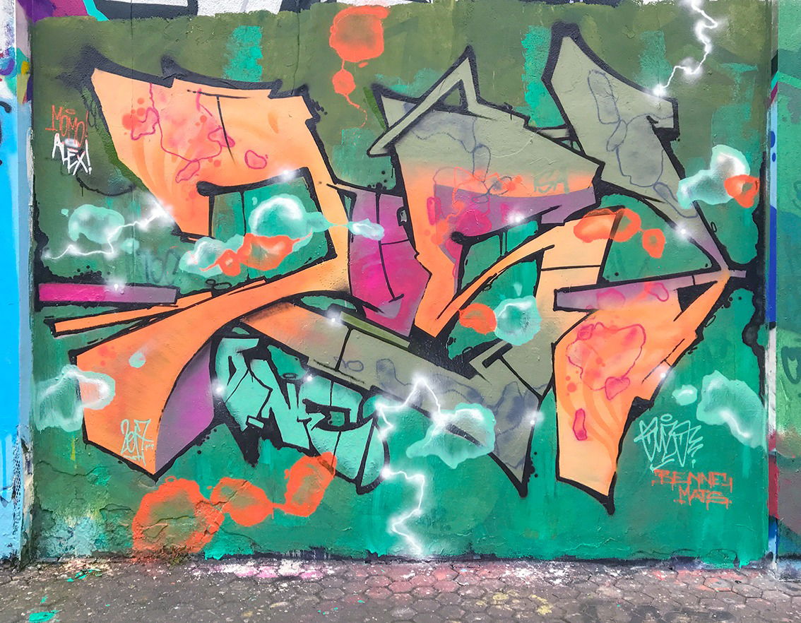 Graffiti in Köln - Photo by Fhil - Cologne, Köln, Asyl (2017)