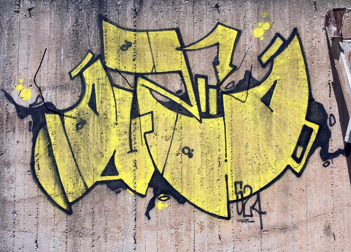 Graffiti Wall - Photo by Fhil - Greece, Ouzo, TOC (2016)