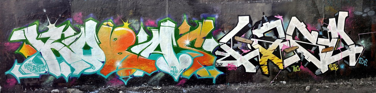 Graffiti Wall in Köln - Photo by Fhil - Cologne, Köln, Braunsfeld (2015)