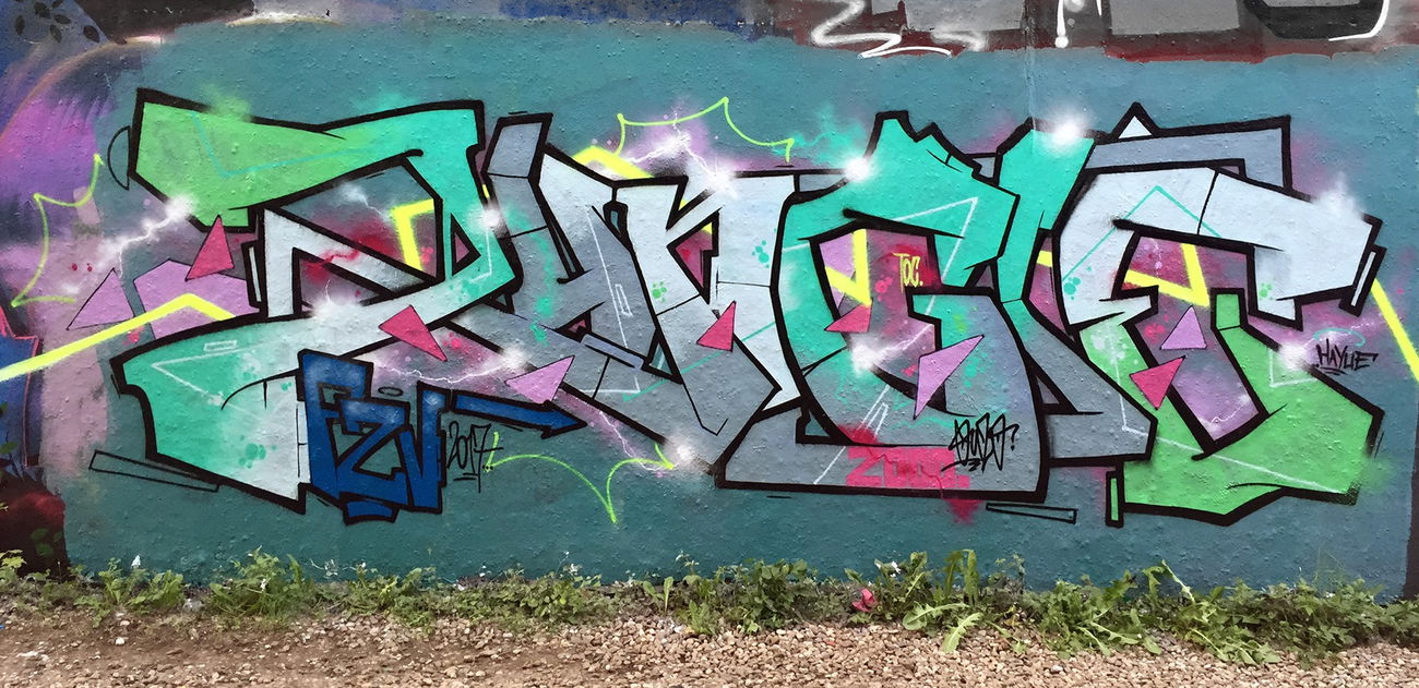 Graffiti Wall in Köln - Photo by Fhil - Cologne, Köln, Braunsfeld (2017)