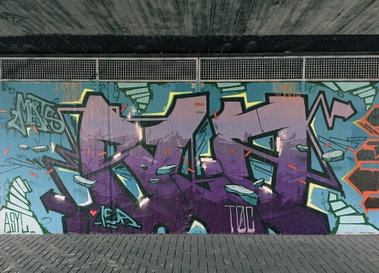 Graffiti Wall - Photo by Fhil - Cologne, Köln, Asyl (2015)
