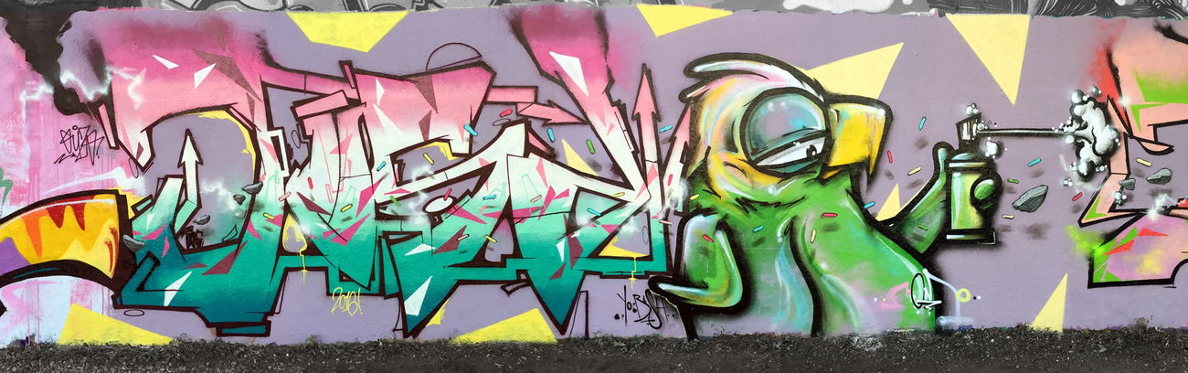 Graffiti Wall in Köln - Photo by Fhil - Cologne, Köln, Braunsfeld (2016)