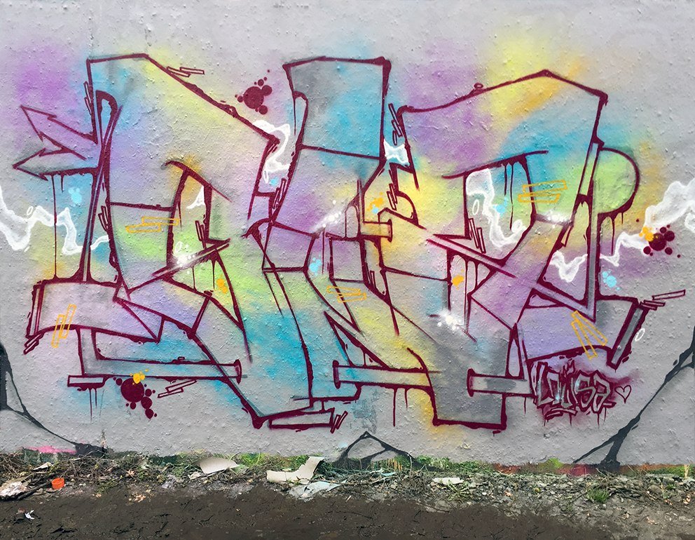 Graffiti Wall in Köln - Photo by Fhil - Cologne, Köln, Braunsfeld (2015)