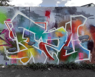 Graffiti Wall in Köln - Photo by Fhil - Cologne, Köln, Braunsfeld (2015)