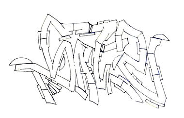 Graffiti Sketch - Photo by Fhil - Cologne, Köln, Braunsfeld (2016)
