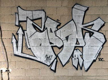 Graffiti Wall - Photo by Fhil - Spain, Ouzo, Zook (2017)