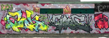 Graffiti Wall - Photo by Fhil - Asyl, Hall, Wolfsburg (2017)