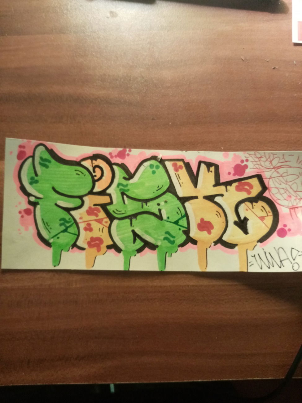 Graffiti Sketch in Wwa - Photo by FiSskOnee (2020)