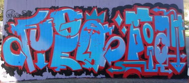 Graffiti Wall in Rbg - Photo by Filip - in, Blau (2012)