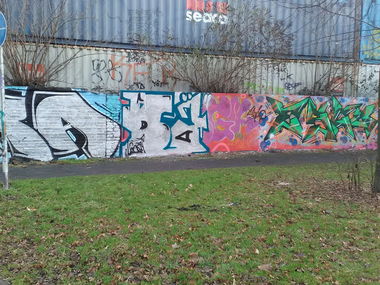 Graffiti Wall in Cologne gremberg - Photo by FiloJOE - Bä (2017)