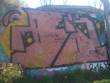Graffiti Wall - Photo by FiloJOE - Bä, crew, Gert (2016)