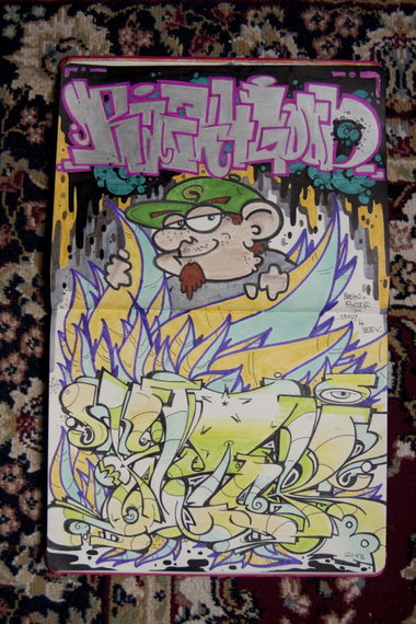 Graffiti Sketch - Photo by Filter - filter, bfg, sketch (2013)