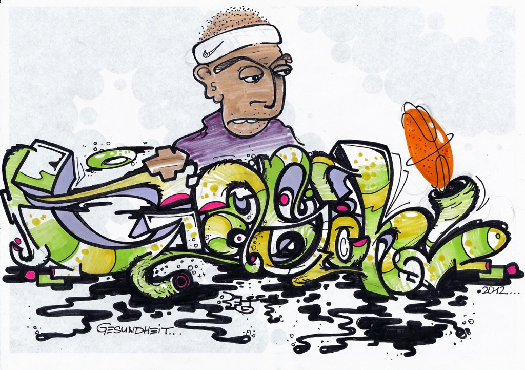 Graffiti Sketch - Photo by Filter - filter, bfg (2012)