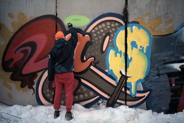 Graffiti Bombing - Photo by FilthyRags