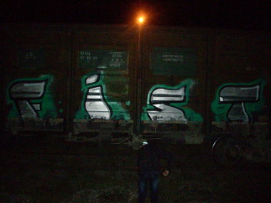 Graffiti Train in Russia - Photo by Fistok - 2012