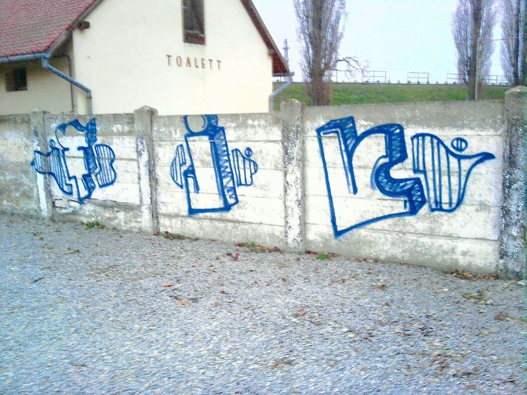 Graffiti Bombing in Pécs - Photo by FivR
